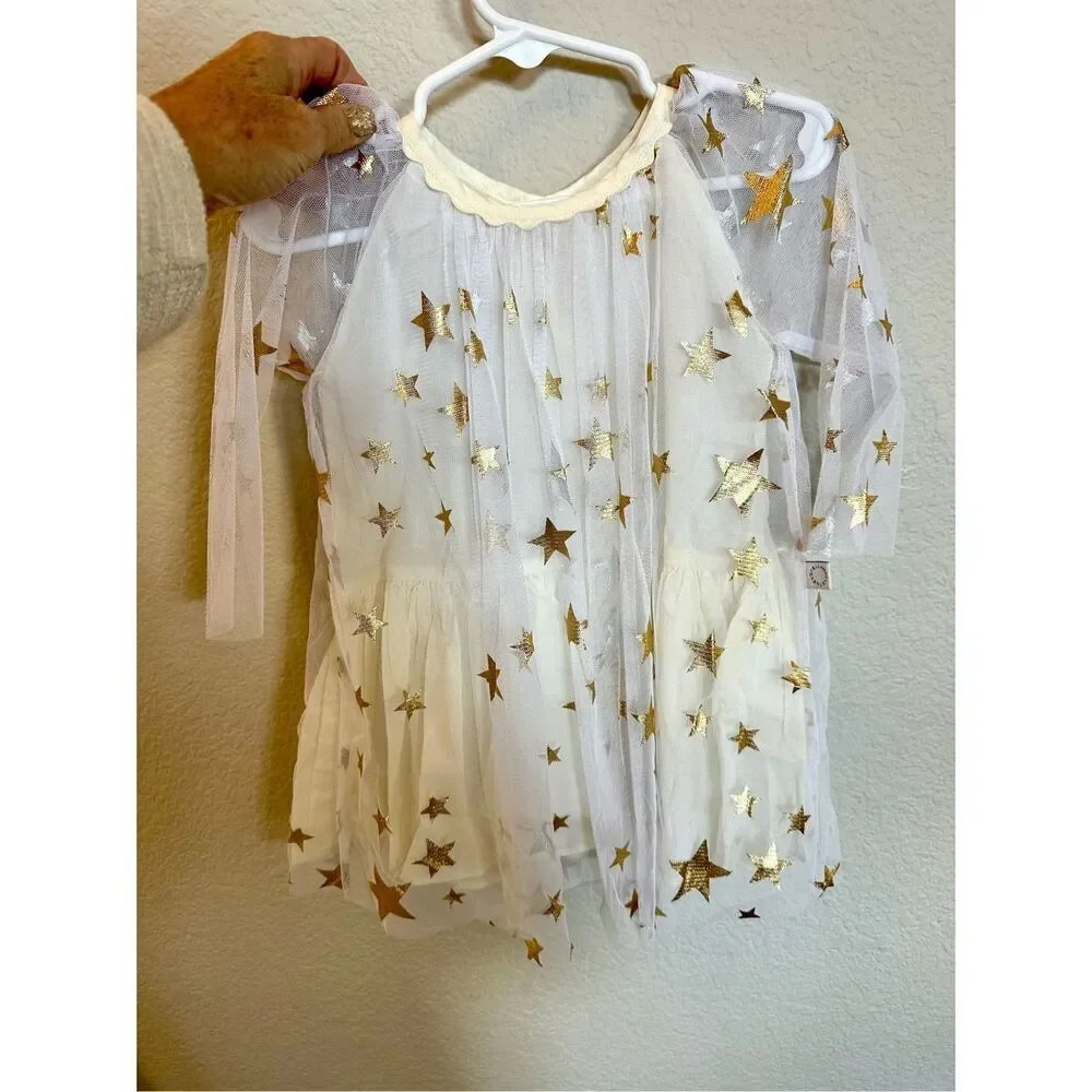Stella McCartney baby good star tulle dress NWT Size 9 months